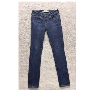 Abercrombie‎ & Fitch A&F Super Skinny Jeans Womens Size 26/31 Dark Wash Denim
